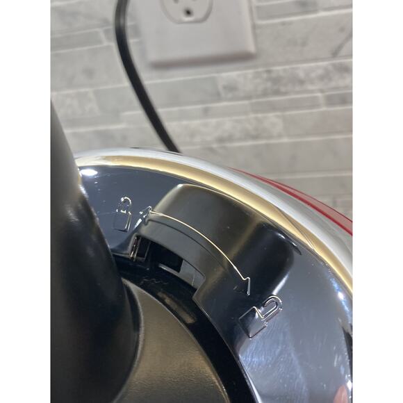 Dole Yonanas RARE Red Ice Cream Frozen Yogurt Maker (MISSING PUSHER) WORKS GREAT - Picture 7 of 7